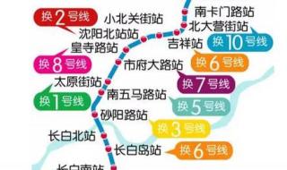 沈阳地铁二号线站点